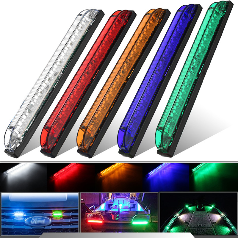 8-Inch-18-LED-Car-Slim-Line-Utility-Strip-Lights-Waterproof-12V-Side-Marker-Signal-Lights-Driving-La-1541698