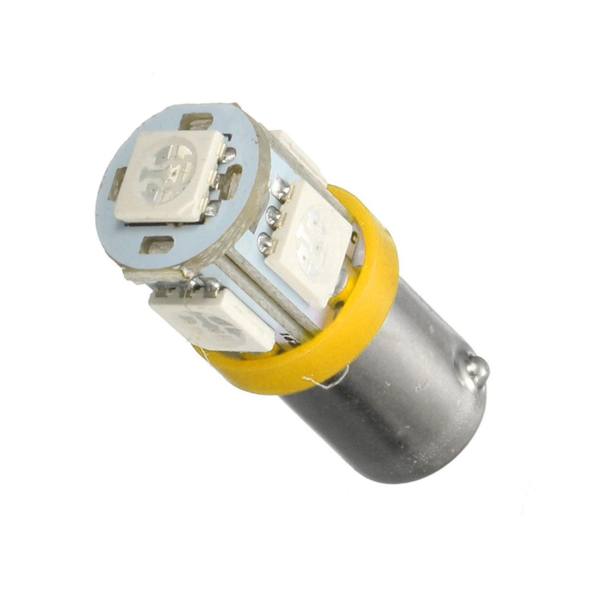 Car-12V-5-SMD-LED-Ba9s-T4W-W5W-T10-Indicator-Light-Bulb-Lamp-5-Color-1055991