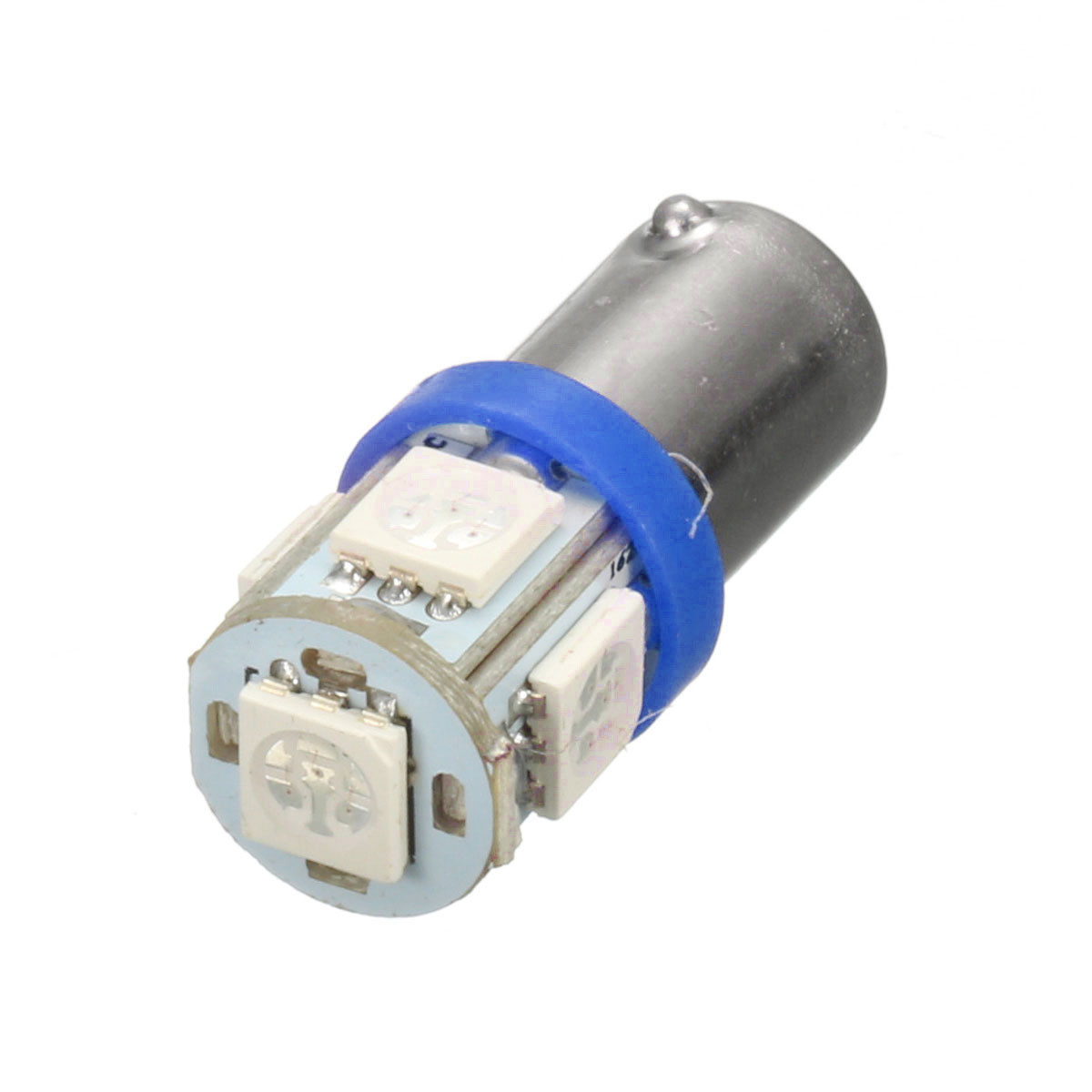 Car-12V-5-SMD-LED-Ba9s-T4W-W5W-T10-Indicator-Light-Bulb-Lamp-5-Color-1055991