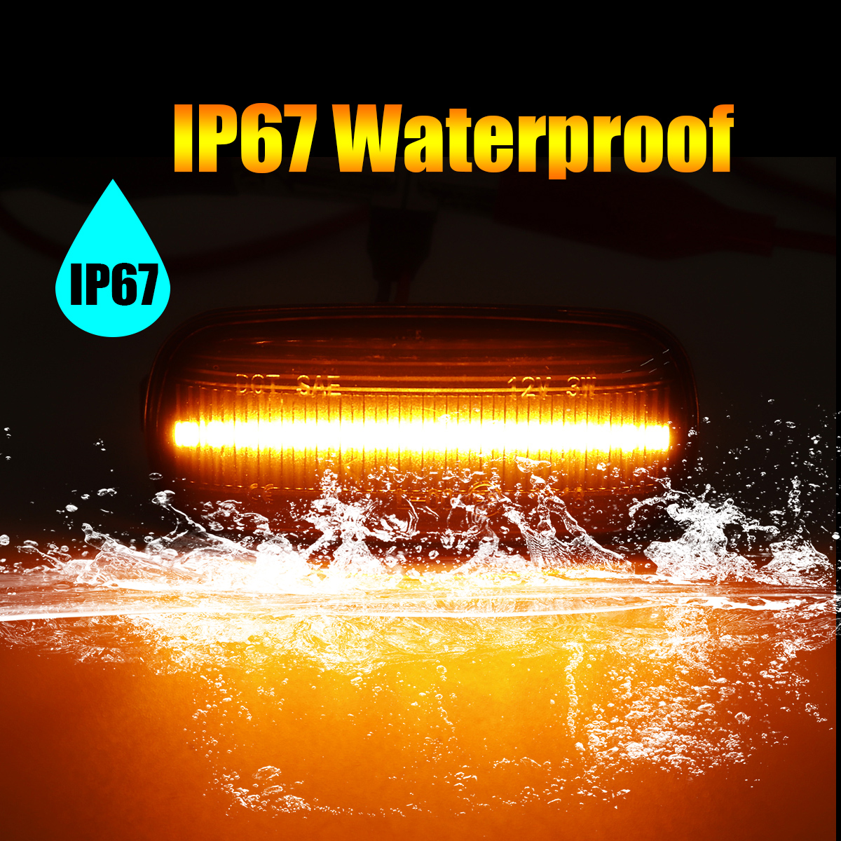 Dynamic-Amber-LED-Side-Maker-Lights-Turn-Signal-Indicator-Bulbs-Pair-For-Audi-A3-S3-A4-S4-A6-S6-1719674