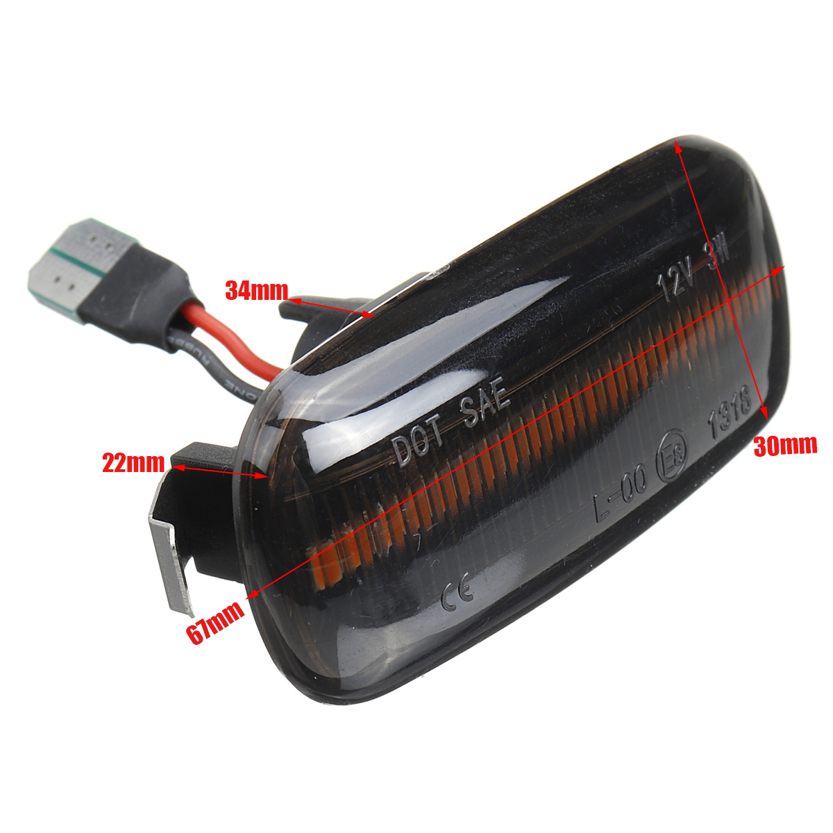 Dynamic-Amber-LED-Side-Maker-Lights-Turn-Signal-Indicator-Bulbs-Pair-For-Audi-A3-S3-A4-S4-A6-S6-1719674