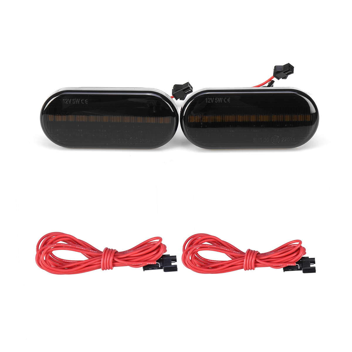 Dynamic-Flowing-LED-Side-Marker-Indicator-Repeaters-Lights-YellowWhite-2PCS-For-VW-Ford-Skoda-Seat-1552633