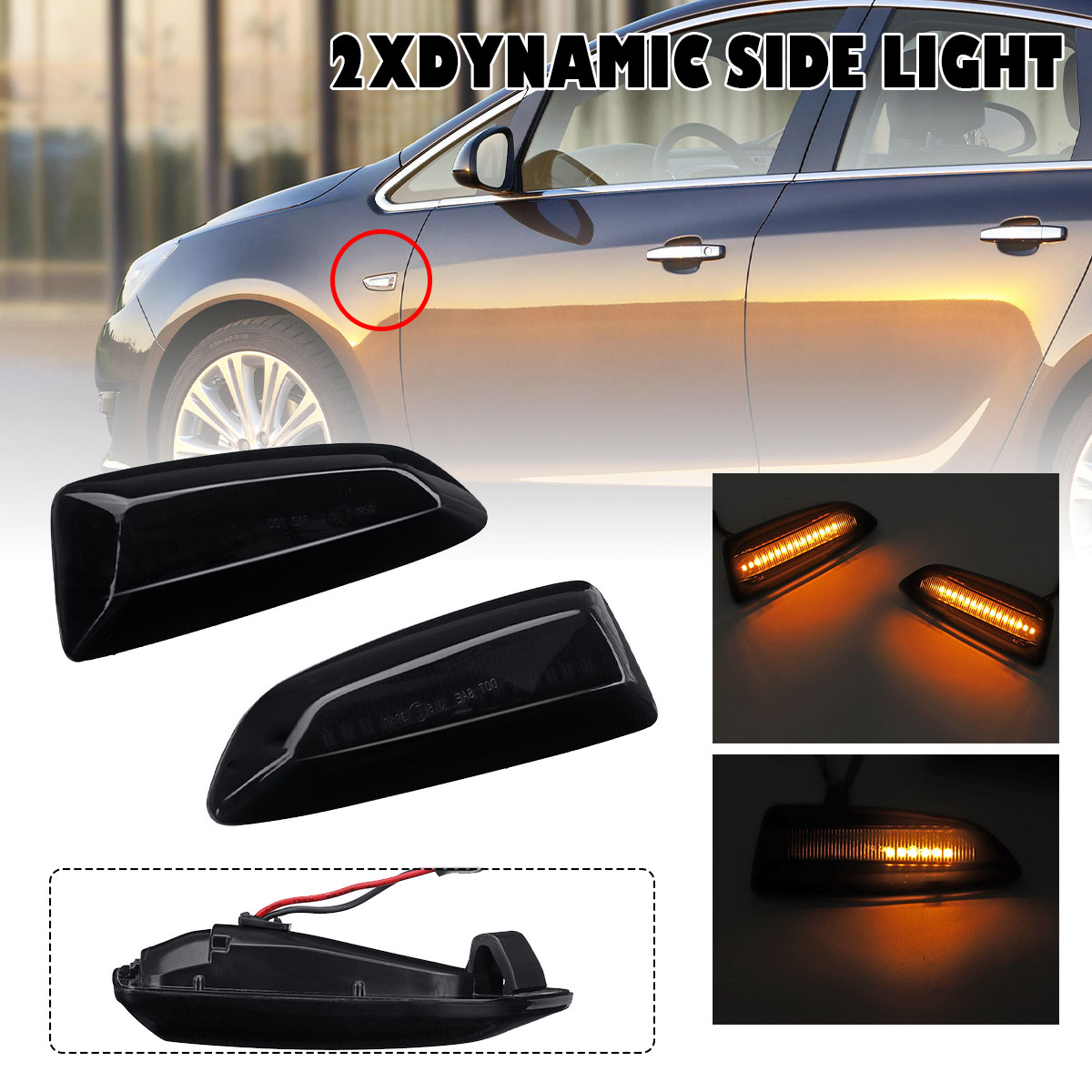 Dynamic-Flowing-LED-Side-Marker-Lights-Turn-Indicator-Repeater-Lamp-Amber-For-Opel-Vauxhall-Astra-J--1612753