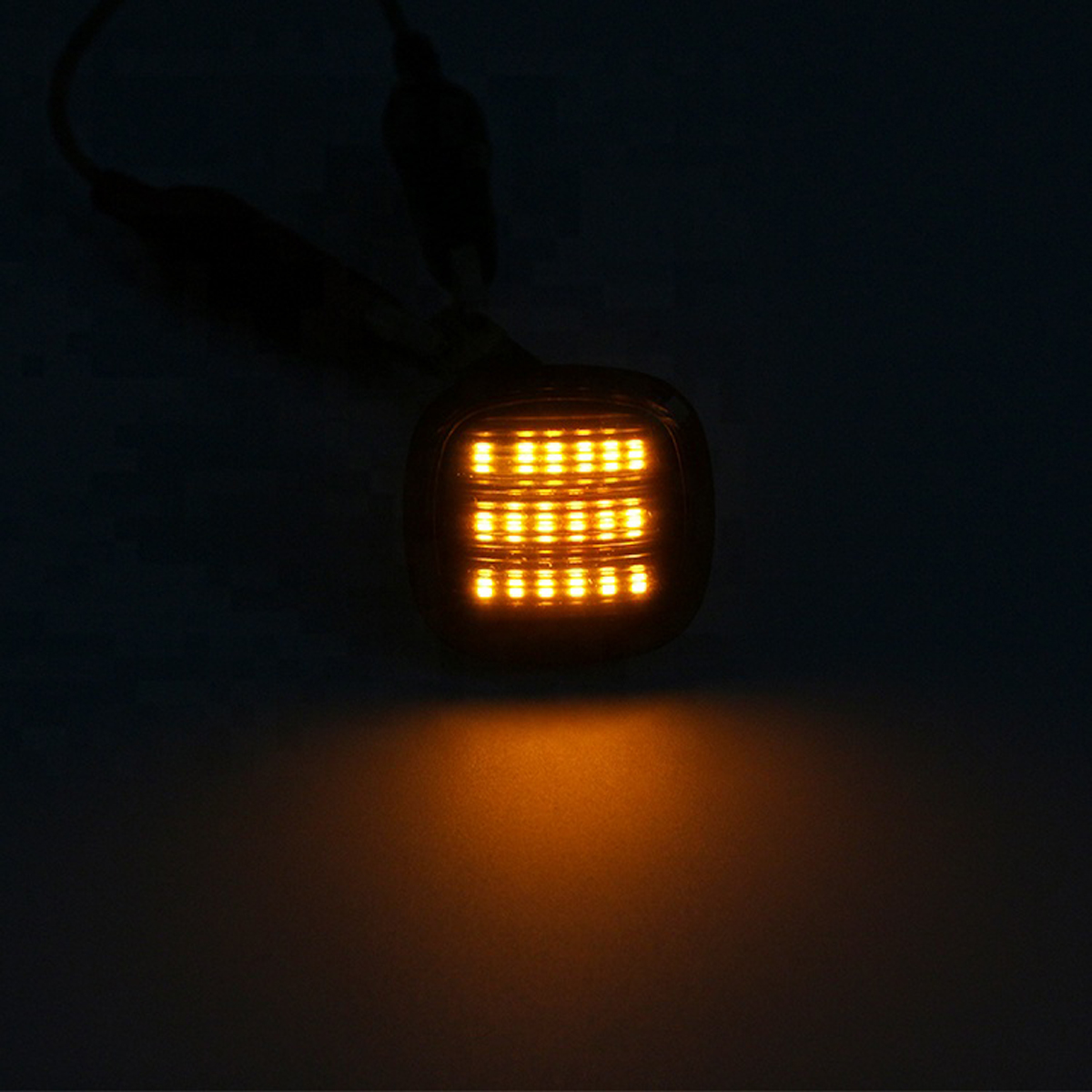 LED-Side-Marker-Indicator-Lights-Lamps-Black-Smoked-Yellow-2PCS-For-Audi-Seat-Skoda-1552644