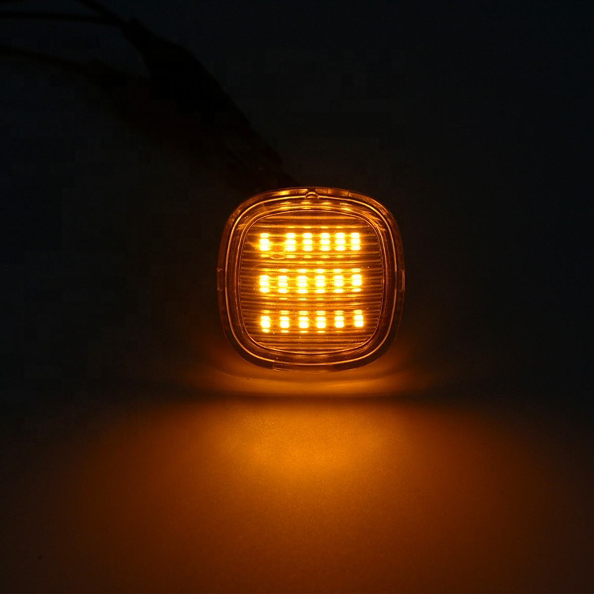 LED-Side-Marker-Indicator-Lights-Lamps-Black-Smoked-Yellow-2PCS-For-Audi-Seat-Skoda-1552644