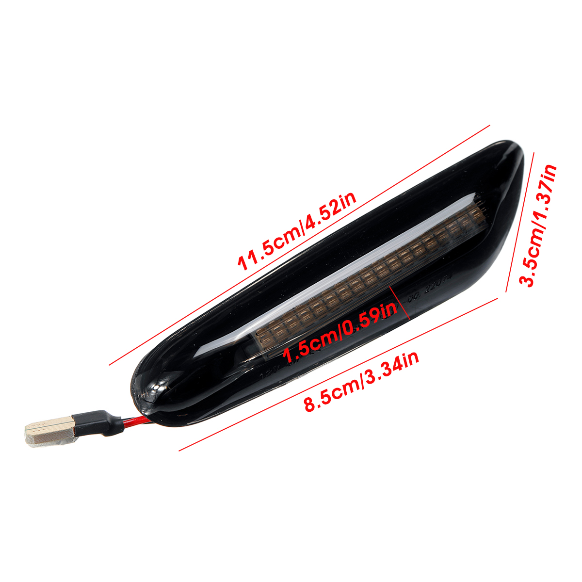 LED-Side-Marker-Lights-Turn-Signal-Lamps-WhiteYellow-Pair-For-BMW-E46-E60-E82-E88-E90-E92-E93-1561516