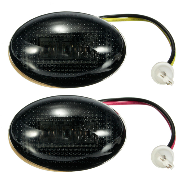 LED-Smoke-Side-Fender-Dually-Bed-Marker-Light-Red-Amber-for-Ford-F350-1999-2010-1038198