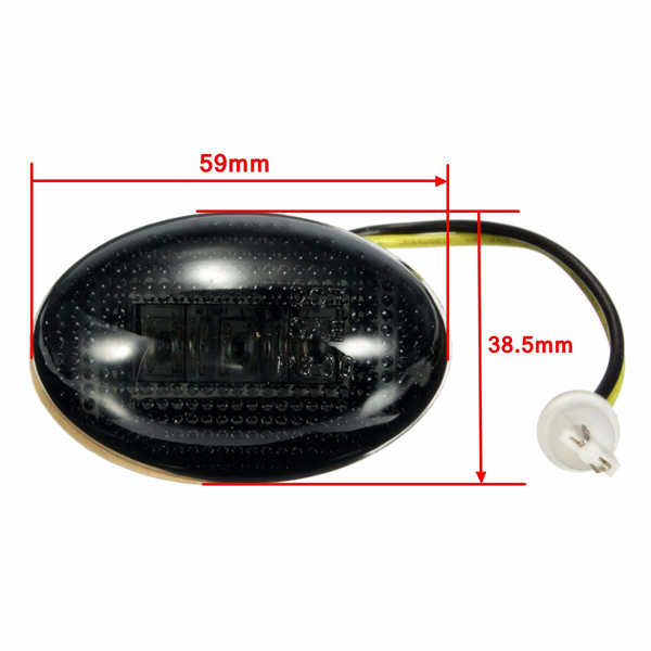 LED-Smoke-Side-Fender-Dually-Bed-Marker-Light-Red-Amber-for-Ford-F350-1999-2010-1038198