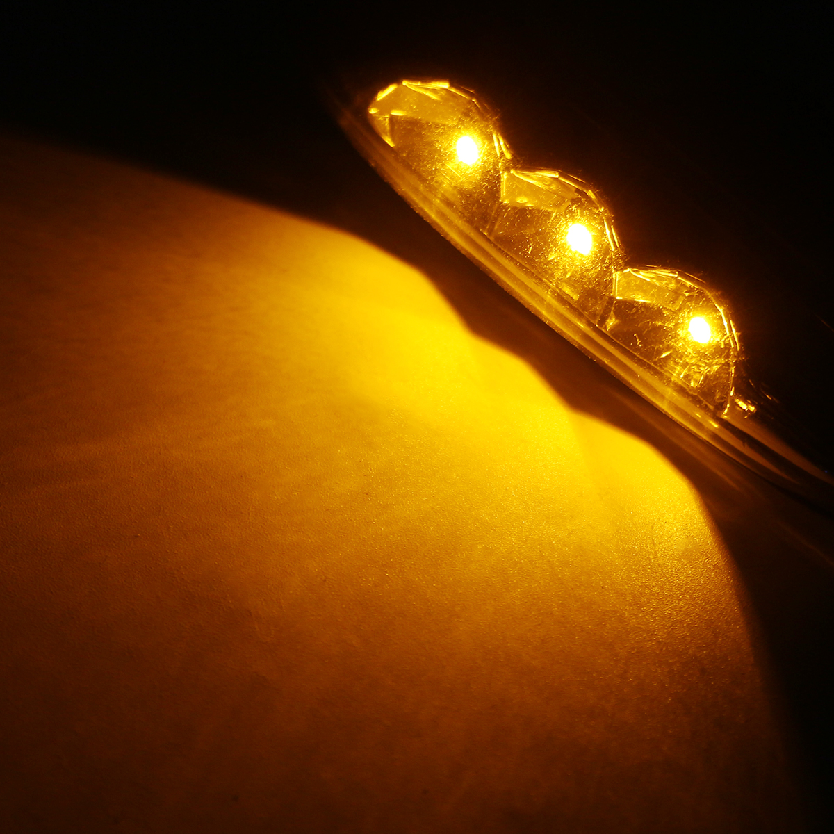 LED-Turn-Signals-Side-Marker-Lights-with-Clear-Lens-Yellow-Pair-For-BMW-E82-E88-E60-E61-E90-E91-E92--1572652