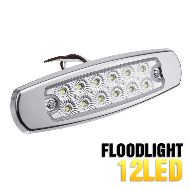 Pair-12V-08W-6000K-12LED-Car-Side-Marker-Lights-Turn-Signal-Lamp-for-Truck-Tailer-1329966