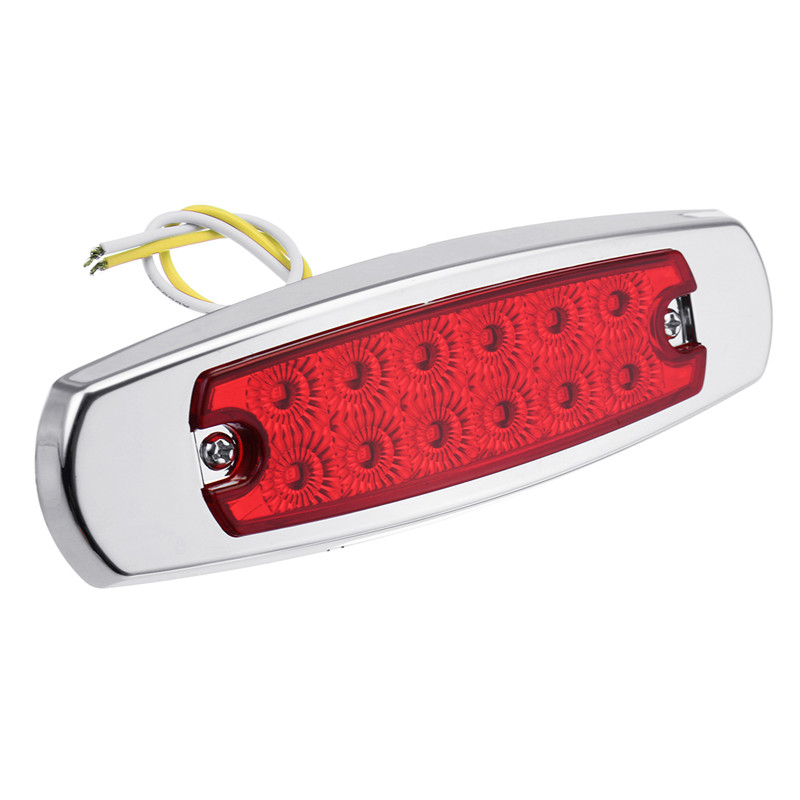 Pair-12V-08W-6000K-12LED-Car-Side-Marker-Lights-Turn-Signal-Lamp-for-Truck-Tailer-1329966