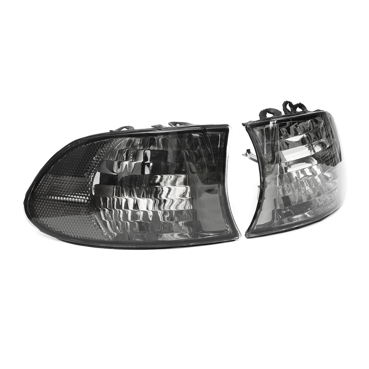 Pair-Corner-Light-Lampshades-Side-Lamp-Bulb-Covers-Set-for-BMW-E38-7-Series-1999-2001-1260719