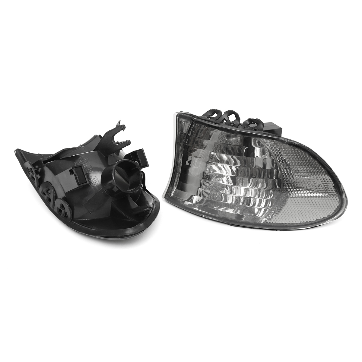 Pair-Corner-Light-Lampshades-Side-Lamp-Bulb-Covers-Set-for-BMW-E38-7-Series-1999-2001-1260719