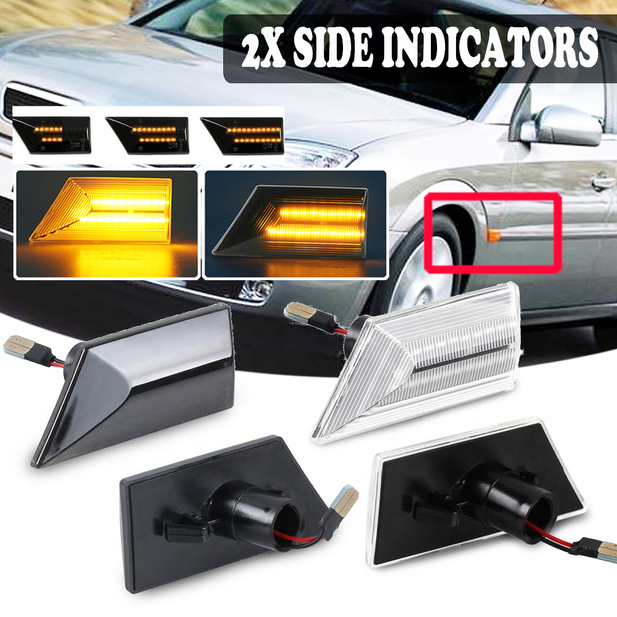 Pair-Dynamic-Flowing-LED-Side-Marker-Lights-Repeater-Turn-Indicator-Lamp-For-Opel-Vauxhall-Vectra-C--1612773