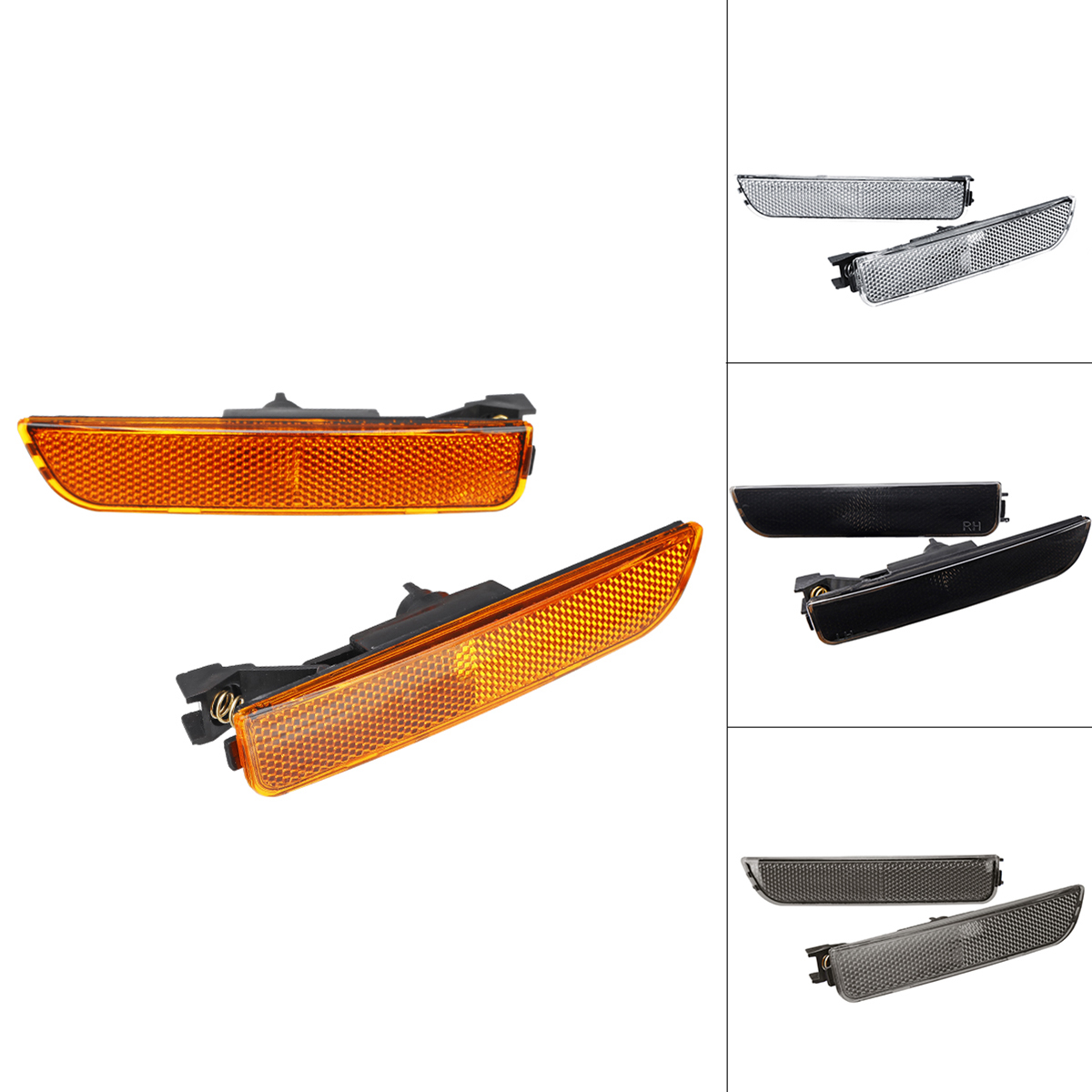 Pair-FrontRear-Bumper-Side-Marker-Lights-4-Colors-for-VW-PASSAT-B55-2001-2005-1375329