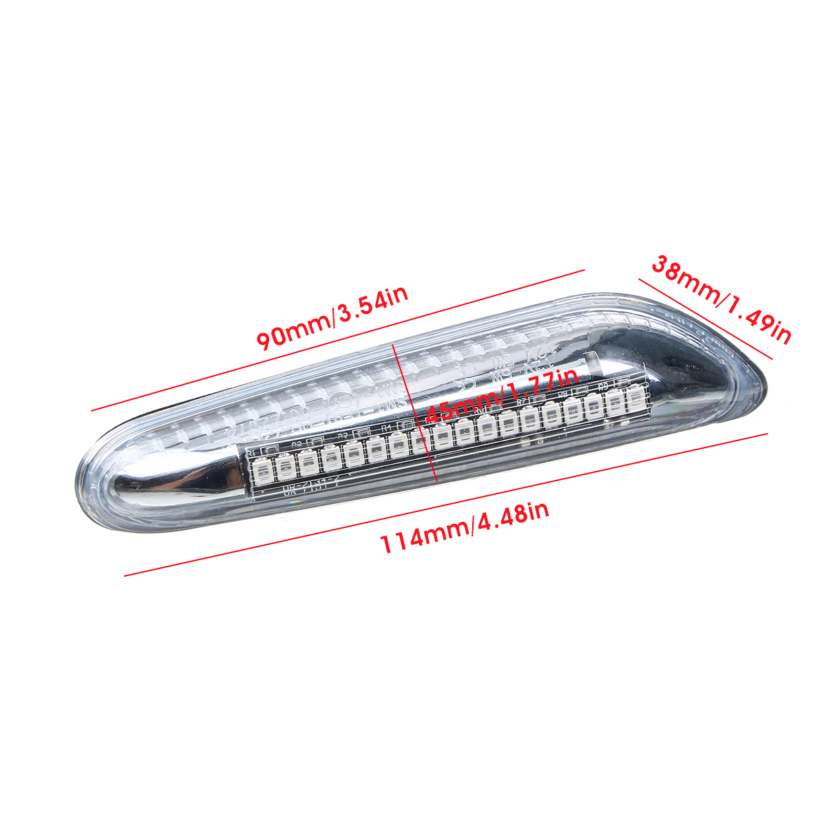 Pair-LED-Dynamic-Side-Marker-Lights-Repeater-Turn-Indicator-Lamps-WhiteYellow-For-BMW-E46-E60-E82-E8-1572655