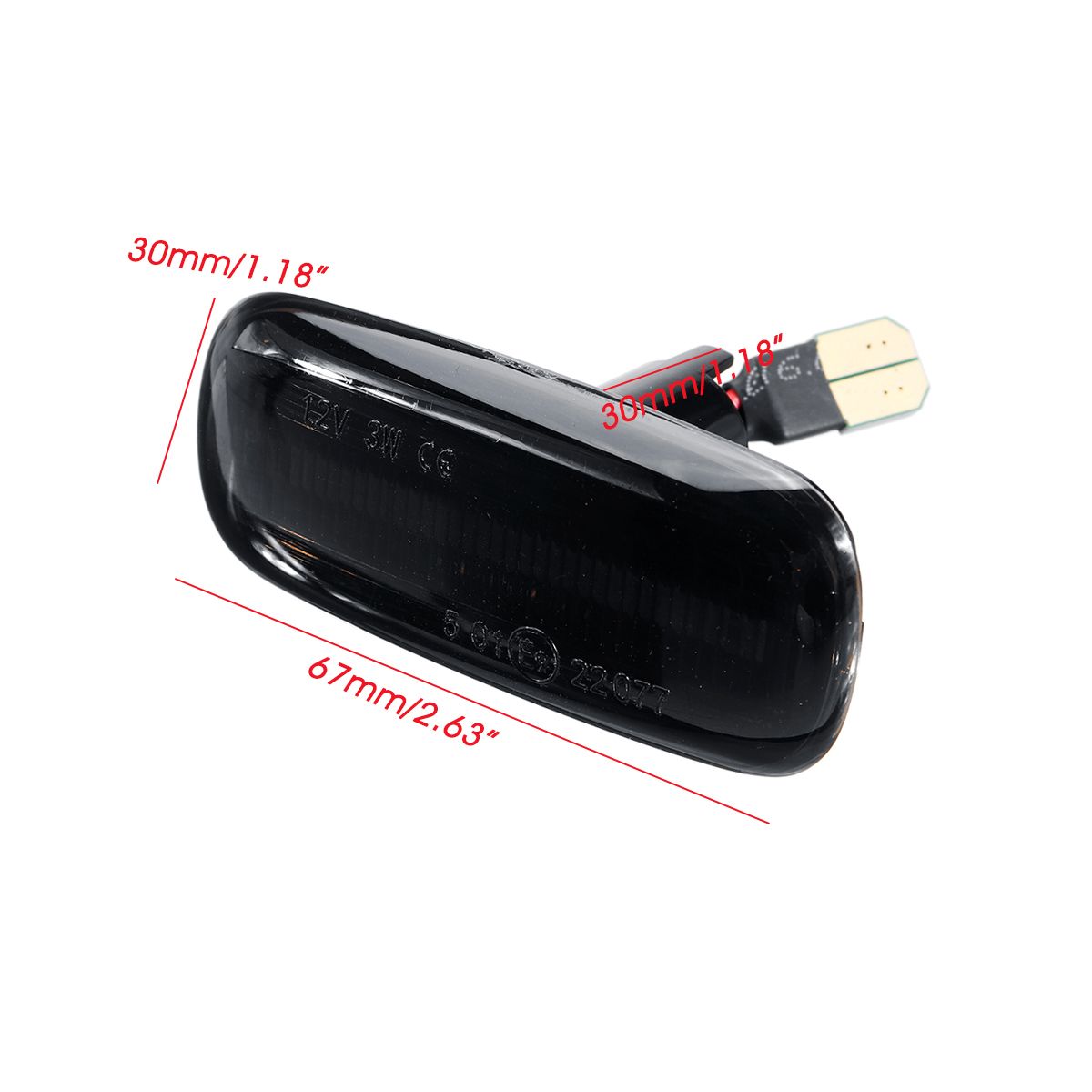 Pair-LED-Side-Marker-Turn-Signal-Lights-Lamp-Yellow-For-Audi-A3-S3-8L-A8-D2-TT-8N-1581917