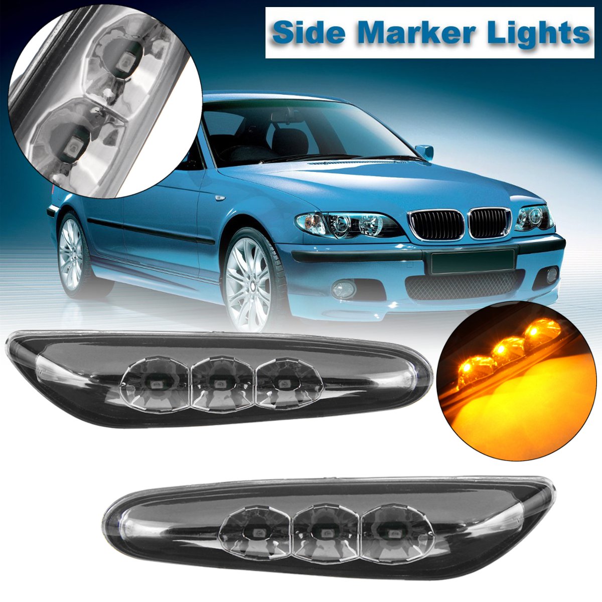 Pair-LED-Turn-Signal-Light-Side-Marker-Indicator-Lamp-for-BMW-E82-E88-E60-E61-E90-E91-E92-E93-1269267