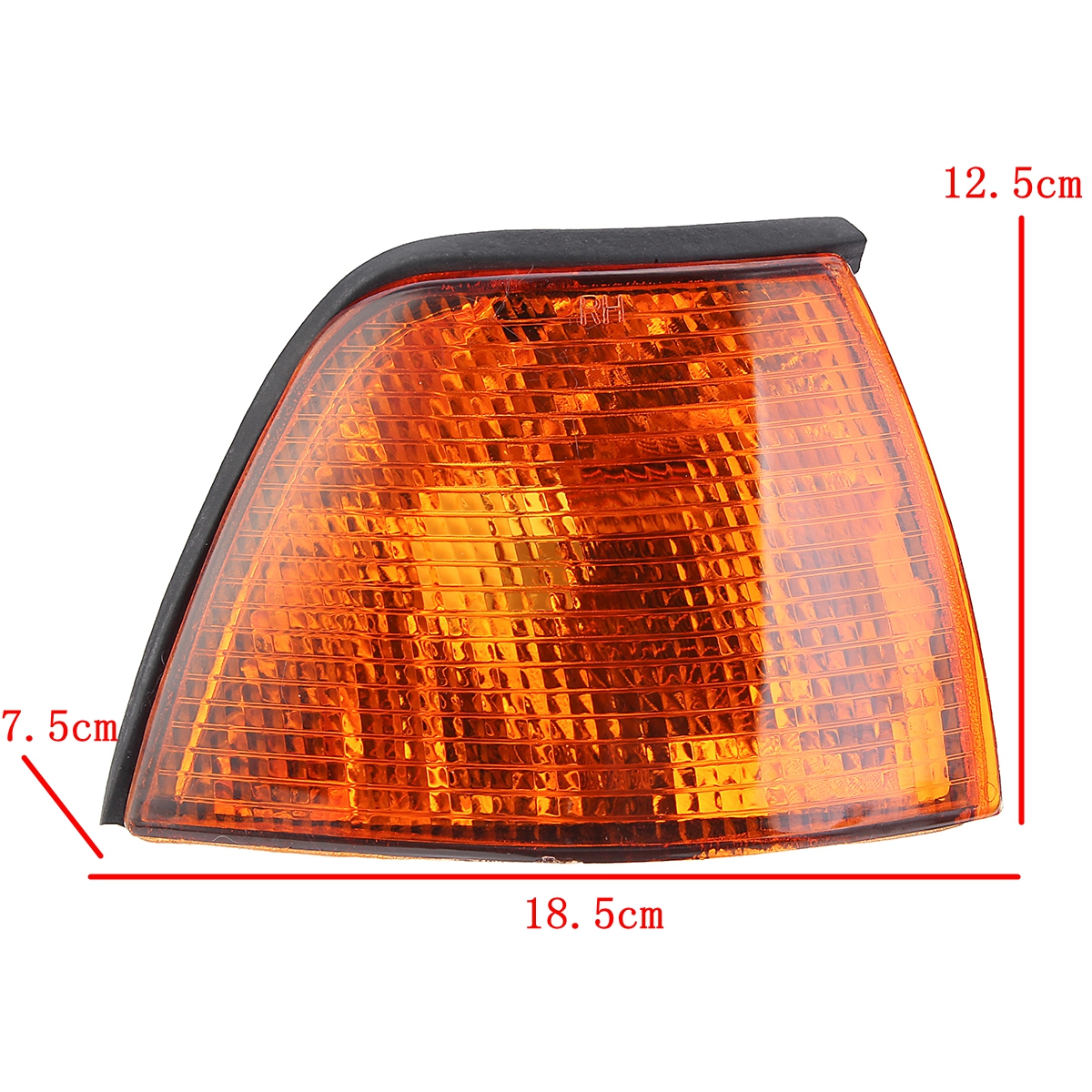 Pair-Side-Marker-Lights-Cover-Amber-for-BMW-E36-3-Series-CoupeConvertible-4D-1356019