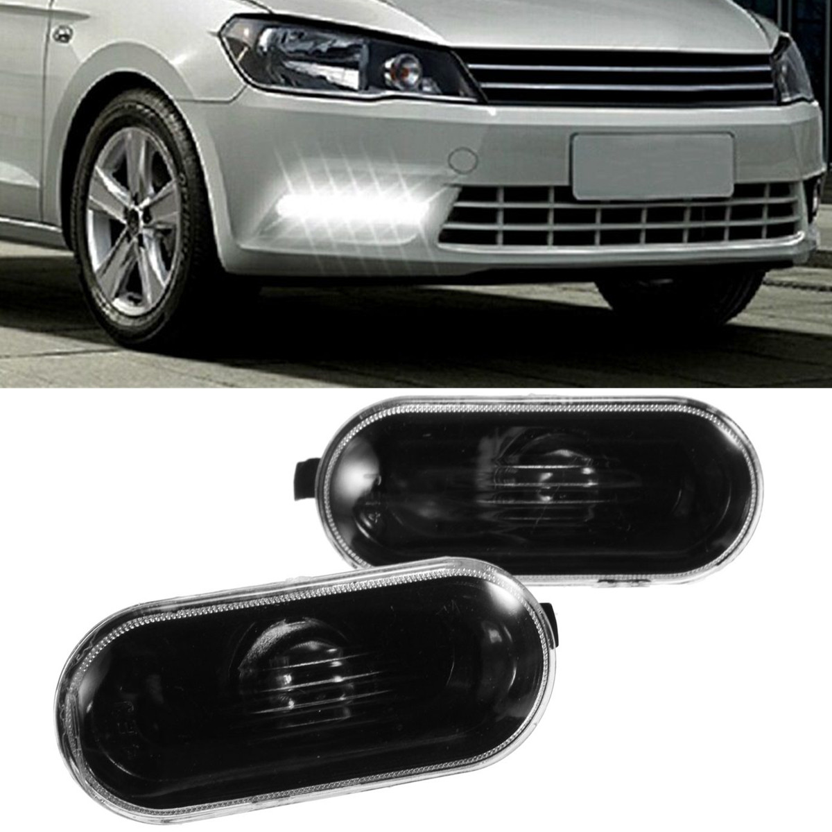 Pair-Side-Marker-LightsNO-Bulbs-for-Volkswagen-Passat-B5B55-Golf-Jetta-MK4-1043484