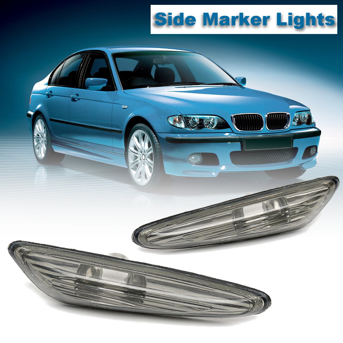 Pair-Smoke-Lens-Side-Marker-Lights-Cover-Turn-Signal-Lamp-Shell-for-BMW-E46-E60-E61-X3-E83-1361784
