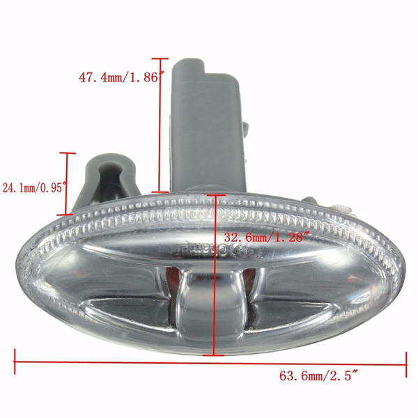 Partner-Side-Indicator-Repeater-Light-Lamp-For-Peugeot-108-107-407-206-1007-Bulb-1046541