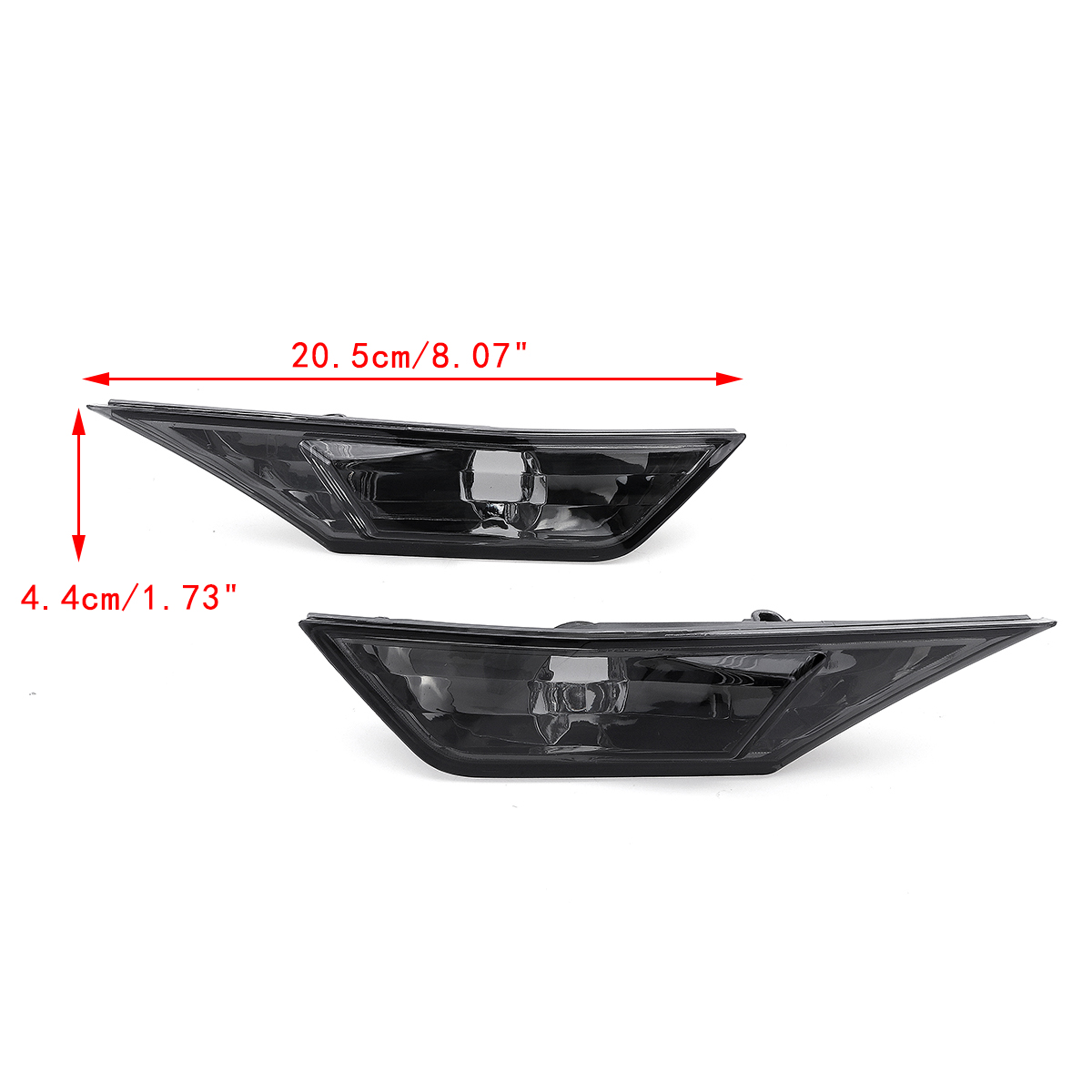 Smoked-Black-Side-Marker-Signal-Lights-Lamp-with-T10-LED-Bulbs-For-Honda-Civic-2016-2018-1546859