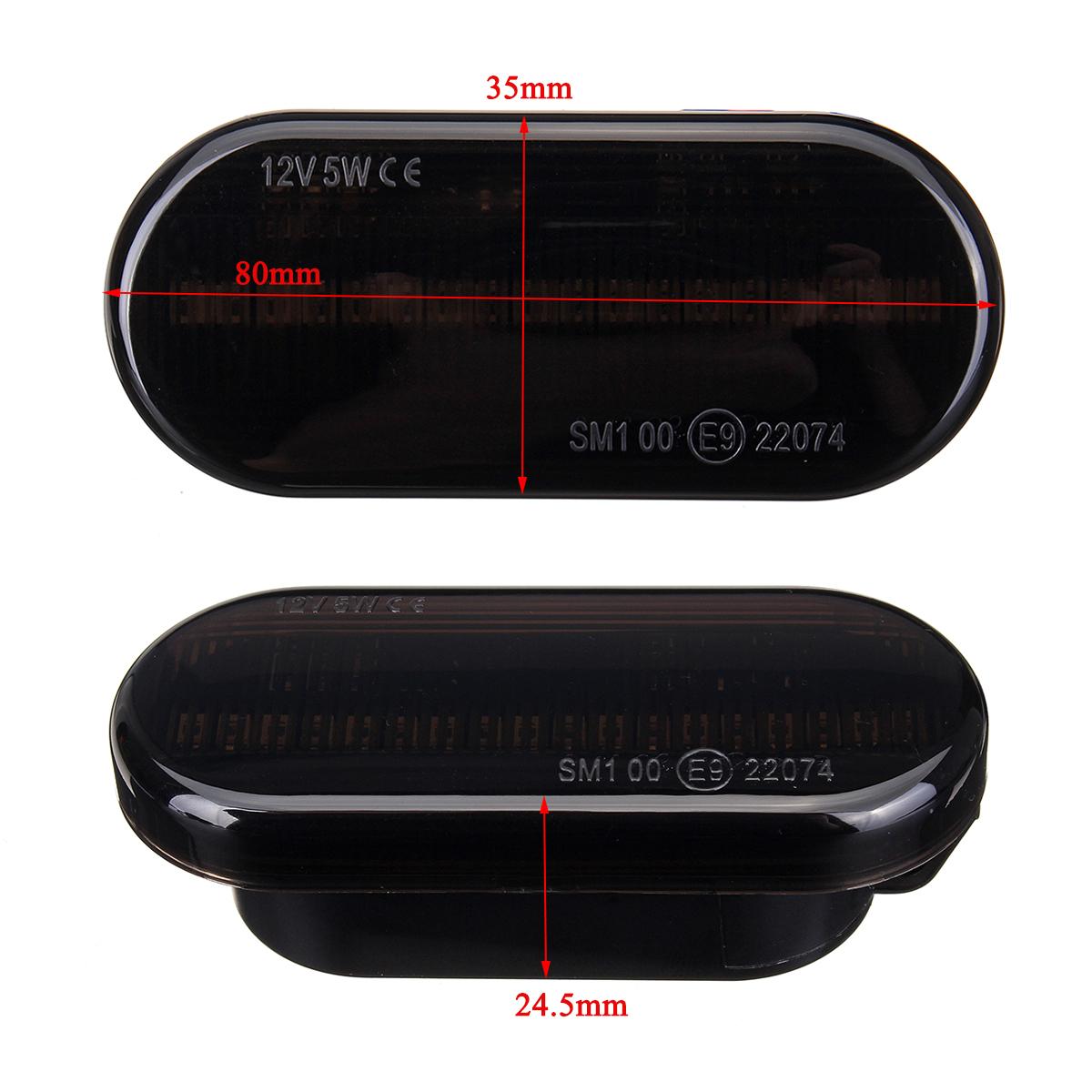 Smoked-Lens-Amber-LED-Side-Marker-Lights-Turn-Lamps-For-VW-Golf-MK4-1997-2005-Bora-1673944