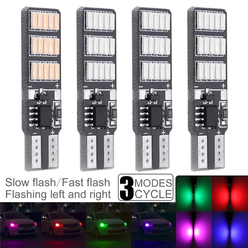 T10-6W-Car-LED-Wedge-Side-Marker-Lights-Canbus-Error-Free-Width-Flash-Bulb-1Pcs-1398029