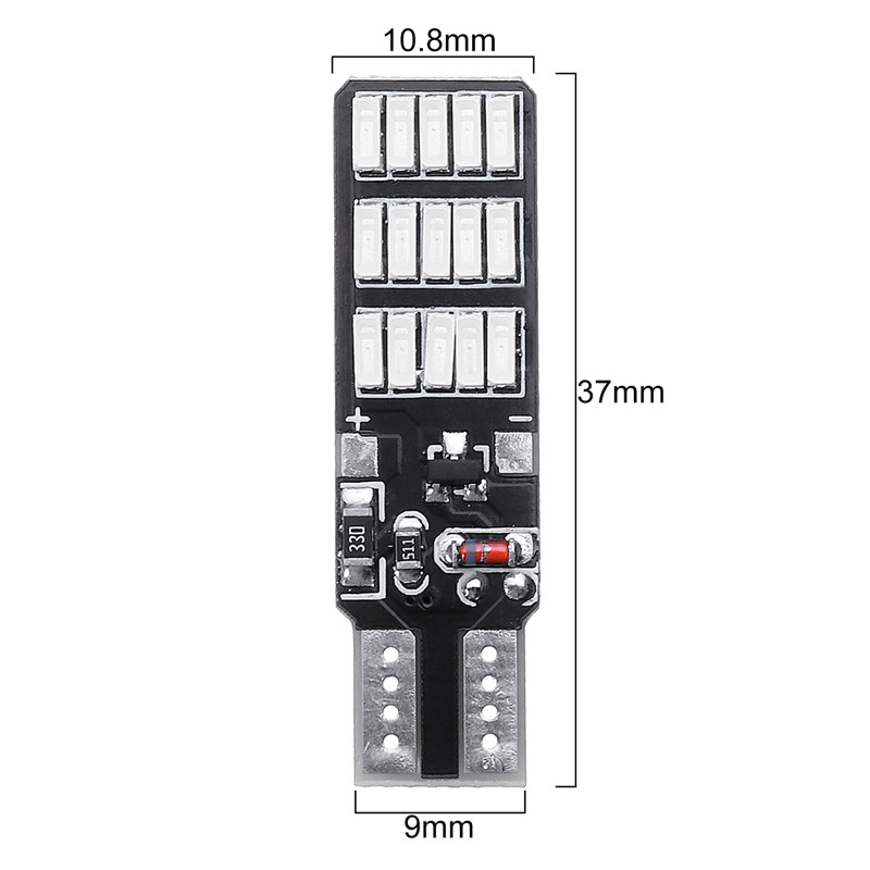 T10-6W-Car-LED-Wedge-Side-Marker-Lights-Canbus-Error-Free-Width-Flash-Bulb-1Pcs-1398029