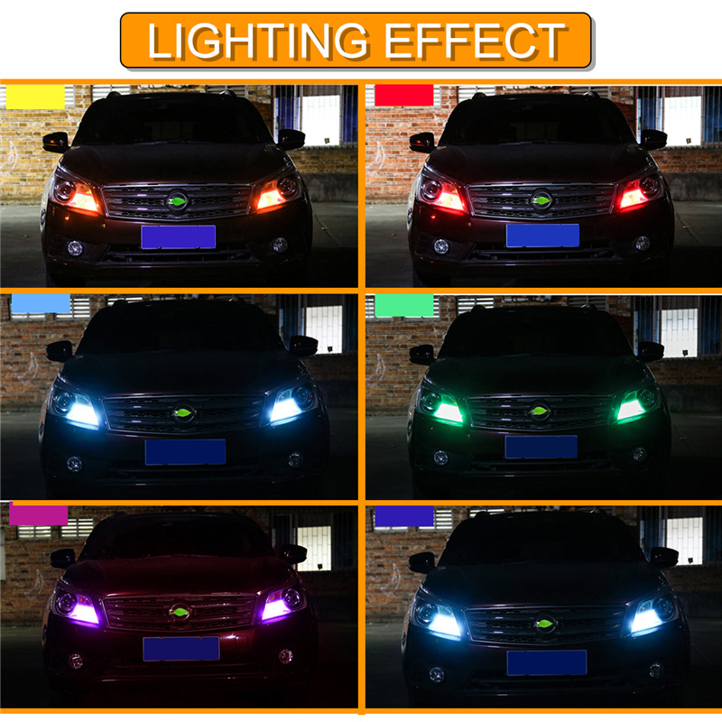 T10-LED-Car-Wedge-Side-Marker-Lights-Silica-Gel-Bulb-12V-15W-260LM-Canbus-Error-Free-1398045