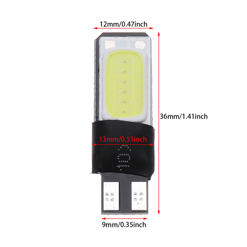 T10-W5W-COB-LED-Car-Side-Marker-Lights-Lamp-Wedge-Bulb-Canbus-No-Error-6W-12V-White-1Pcs-950107