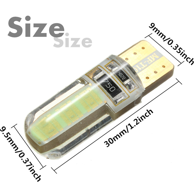 T10-W5W-COB-LED-Car-Side-Wedge-Marker-Lights-Canbus-Error-Free-License-Bulb-Soft-Gel-2W-1Pcs-1020144