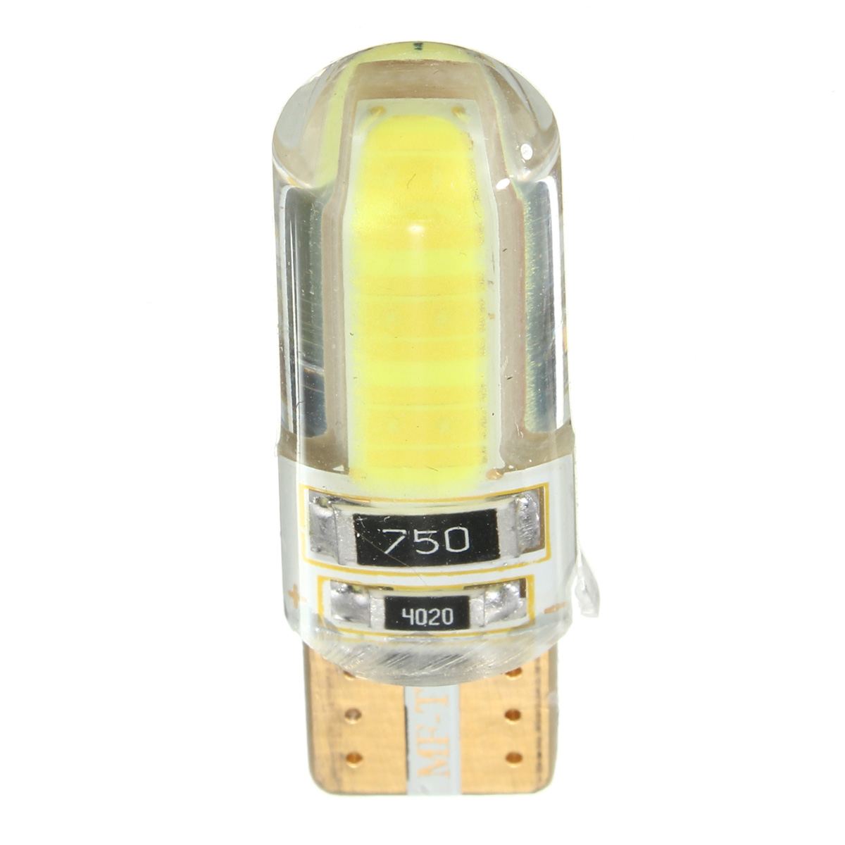 T10-W5W-COB-LED-Car-Side-Wedge-Marker-Lights-Canbus-Error-Free-License-Bulb-Soft-Gel-2W-White-2Pcs-1399628