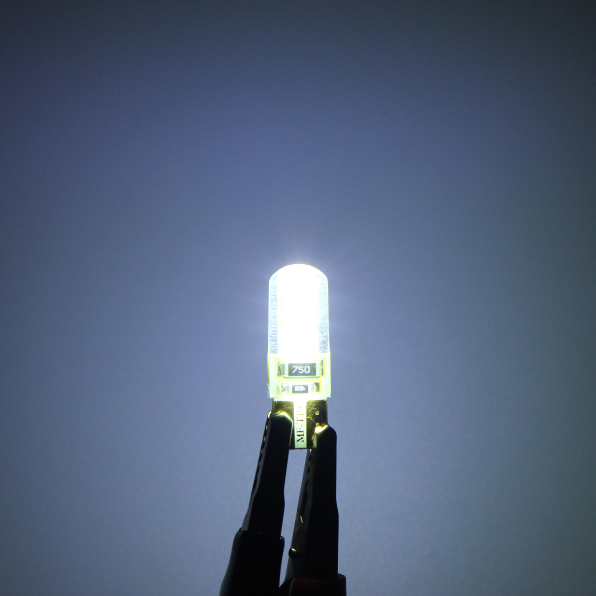 T10-W5W-COB-LED-Car-Side-Wedge-Marker-Lights-Canbus-Error-Free-License-Bulb-Soft-Gel-2W-White-2Pcs-1399628