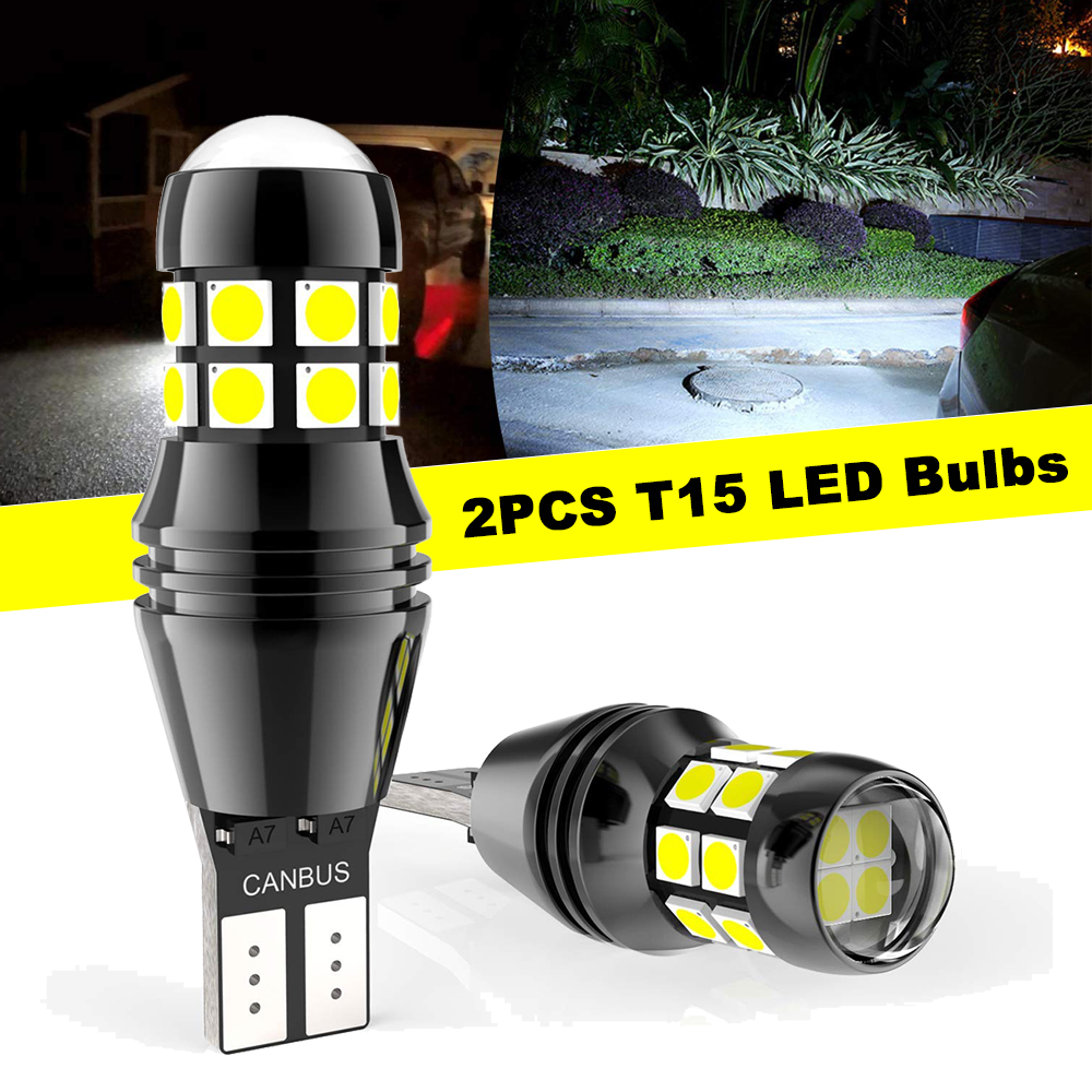 T15-LED-Side-Marker-Lights-Reverse-Bulb-High-Power-730LM-6000K-White-Canbus-Error-Free-with-Projecto-1481664