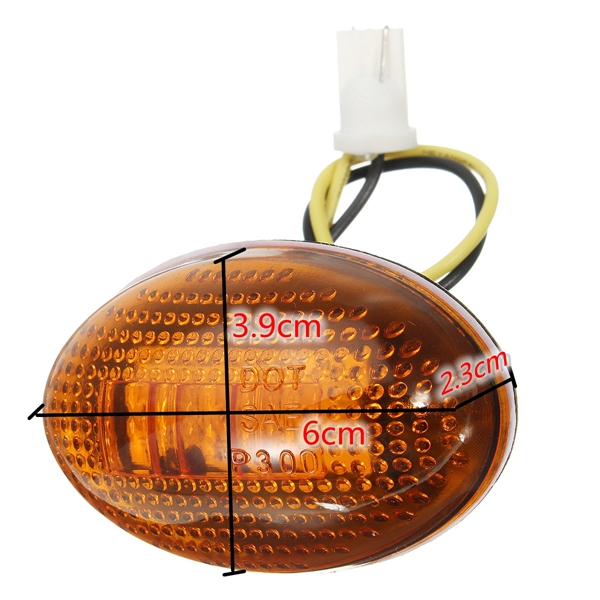 Yellow-Red-Clear-Lens-LED-Side-Marker-Lights-for-Ford-F-350-Series-Pickup-Kit-1099948