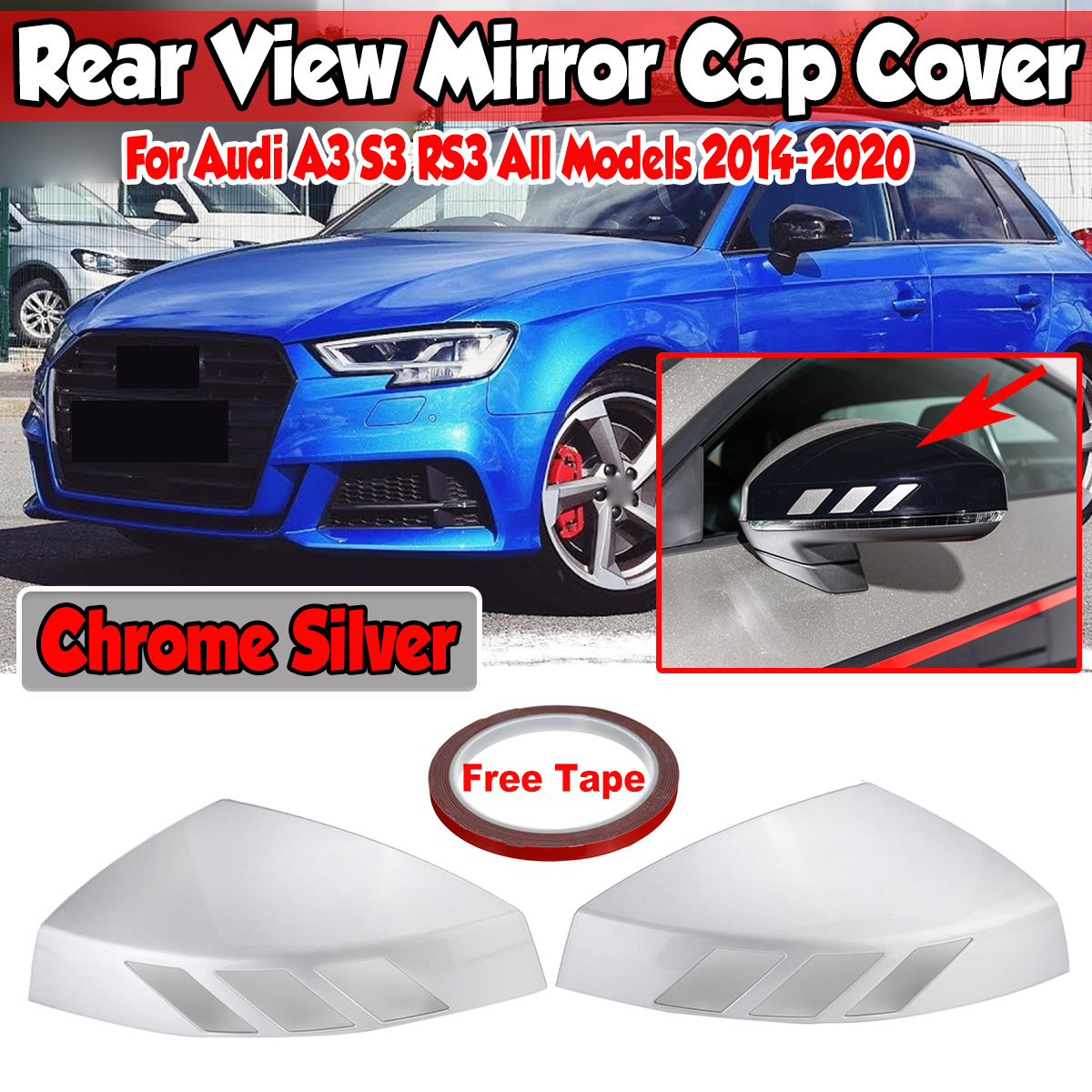 1-Pair-Chrome-Silver-Rear-View-Mirror-Cap-Cover-Add-on-Side-Mirror-Car-Modification-For-AUDI-A3-8V-S-1788266
