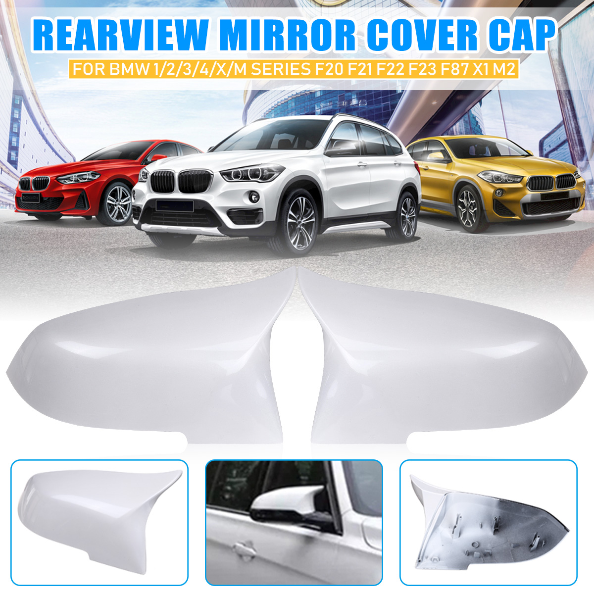 1Pair-White-ABS-Rearview-Mirror-Cover-Cap-For-BMW-1234XM-Series-F20-F21-F22-F23-F87-X1-M2-2014-2018-1789146