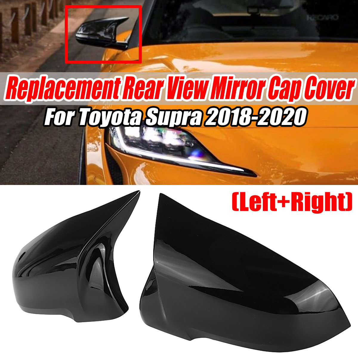 2PCS-M-Style-Gloss-Black-Mirror-Cover-Cap-Direct-Replacement-For-Toyota-Supra-2018-2020-1754879
