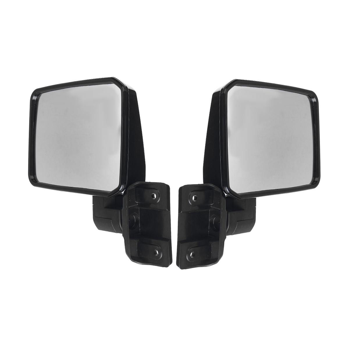 Black-Car-Door-Mirror-Heads-Rear-For-Toyota-Landcruiser-70-75-78-Series-1985-2013-1787502