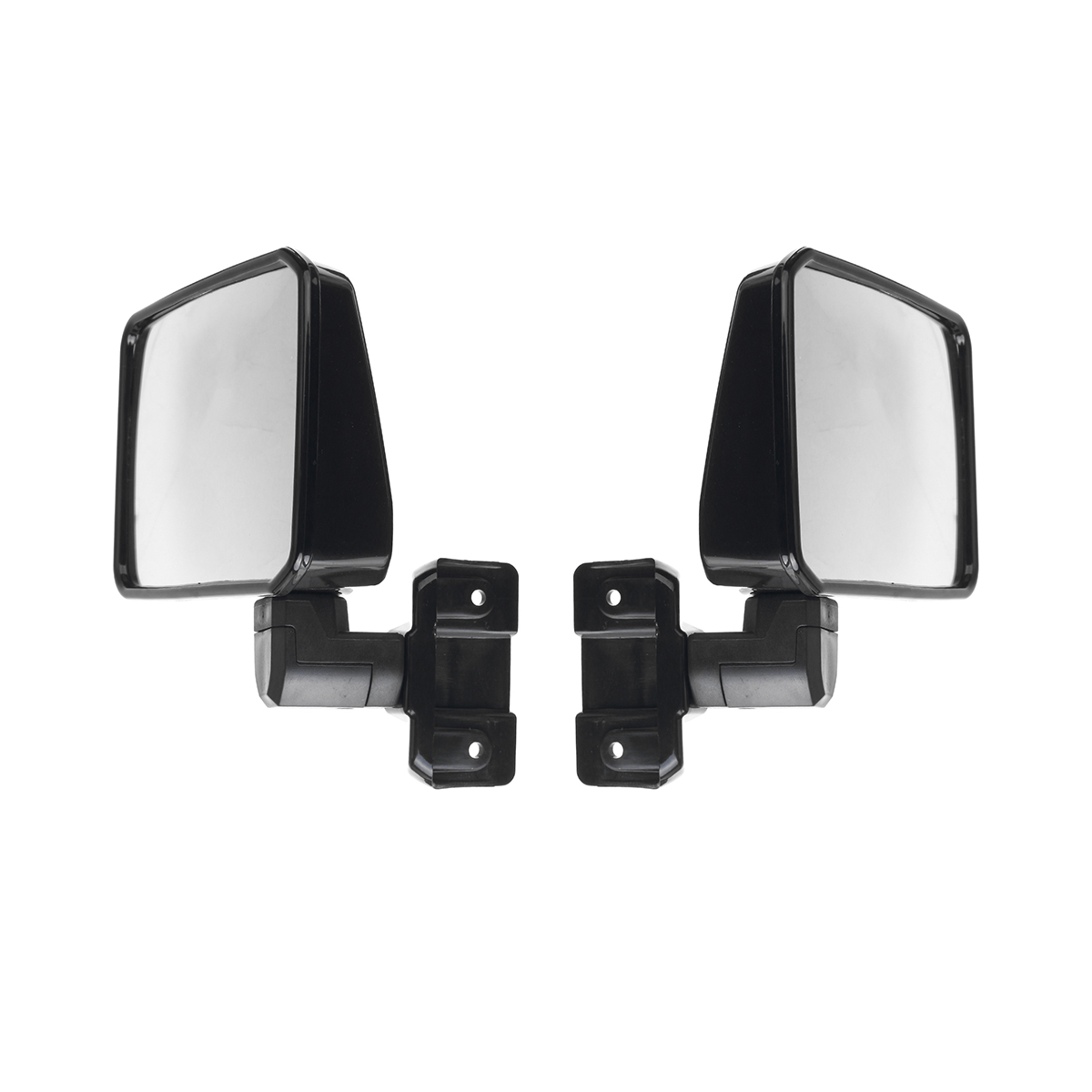 Black-Car-Door-Mirror-Heads-Rear-For-Toyota-Landcruiser-70-75-78-Series-1985-2013-1787502