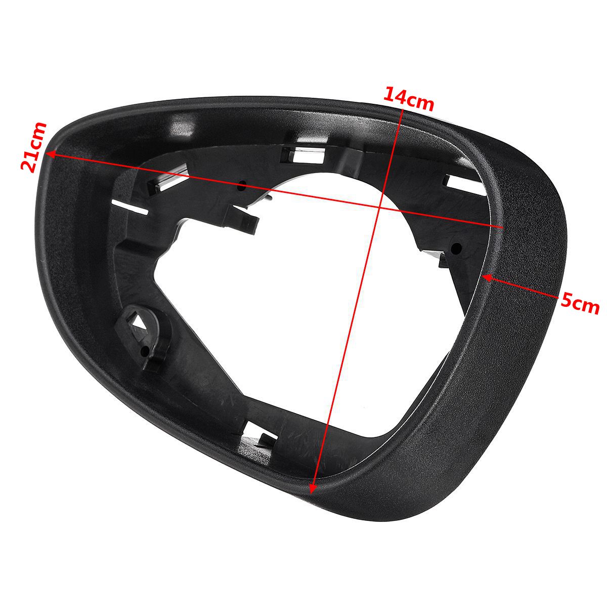 Car-Left-Right-Side-Rear-View-Mirror-Cover-Frame-For-Ford-Fiesta-MK7-09-17-1632885