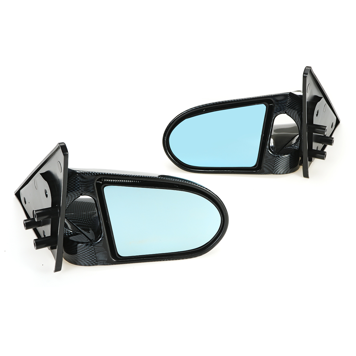 Car-Manual-Adjustable-Side-View-Mirror-Carbon-Fibre-Spoon-Style-For-Honda-Civic-4Dr-Sedan-1996-2000-1598483