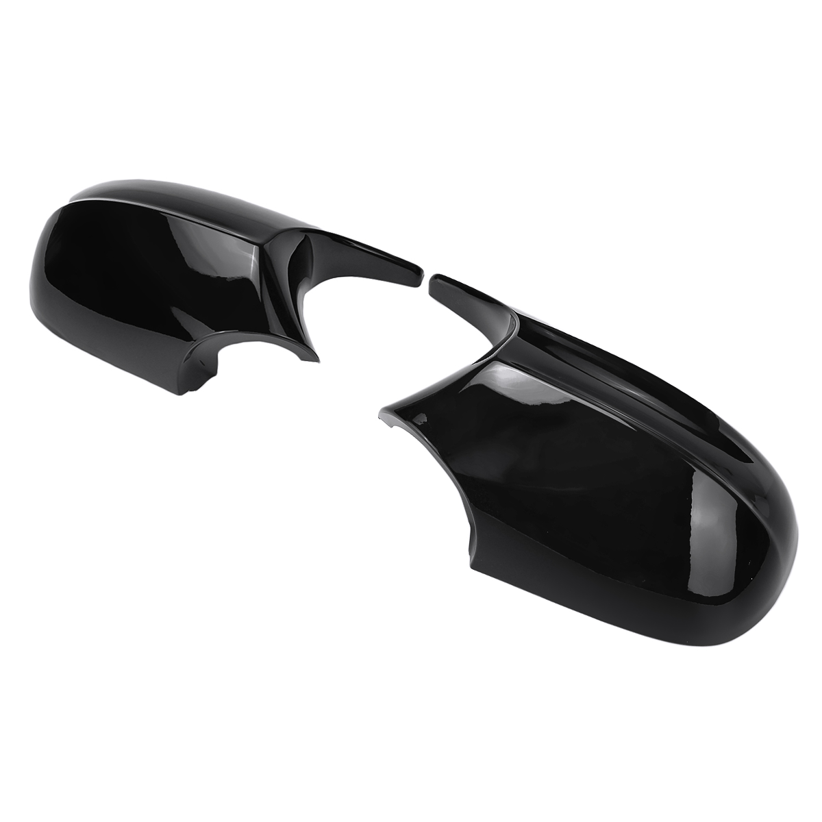 Car-Rear-View-Mirror-Cap-Cover-Replacement-Left--Right-Glossy-Black-For-BMW-E90-E91-2008-2011-E92-E9-1586175