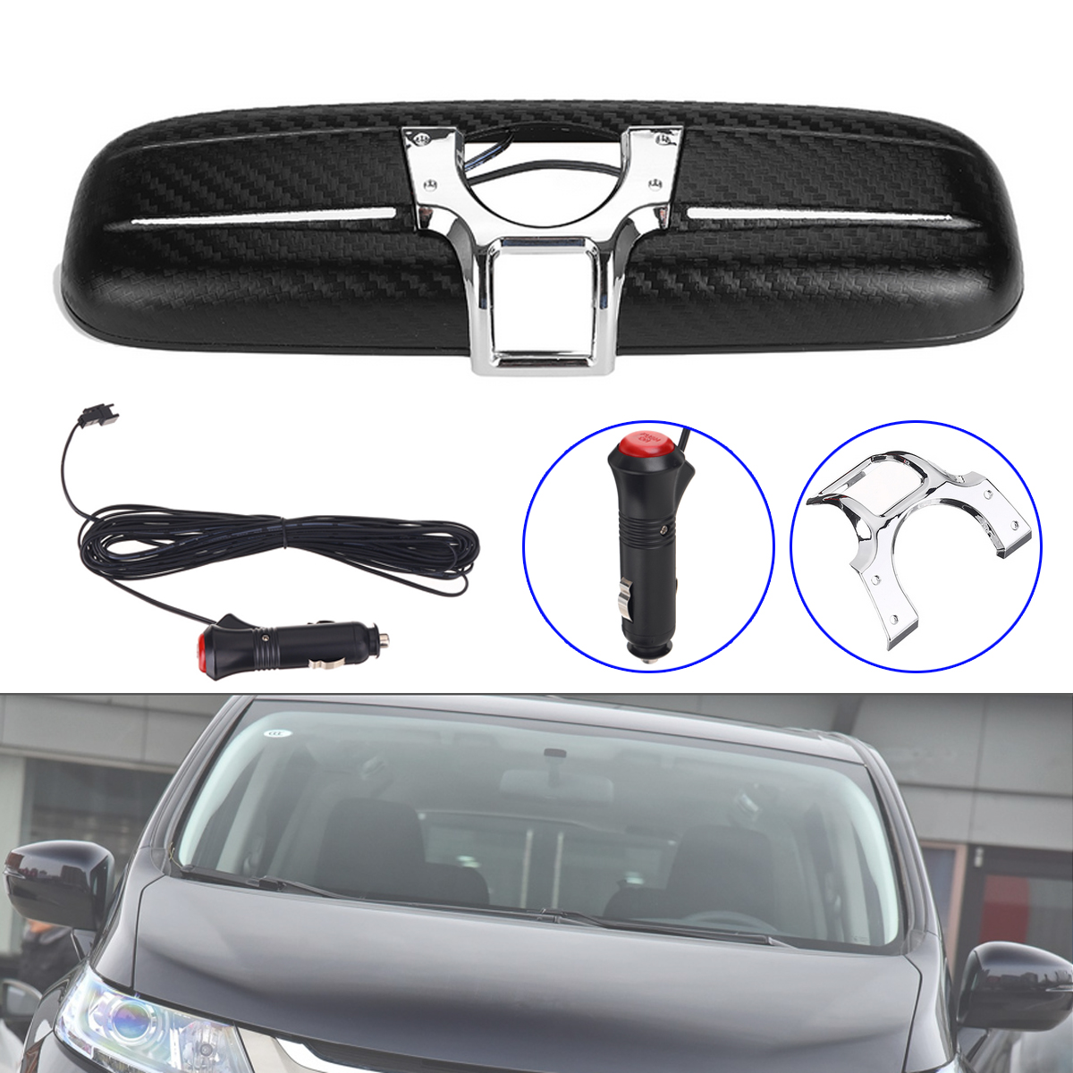 Carbon-Fiber-Look-Car-Interior-Rear-View-Mirror-Cover-With-Blue-Light-For-HONDA-CIVIC-CRV-ODYSSEY-1789660