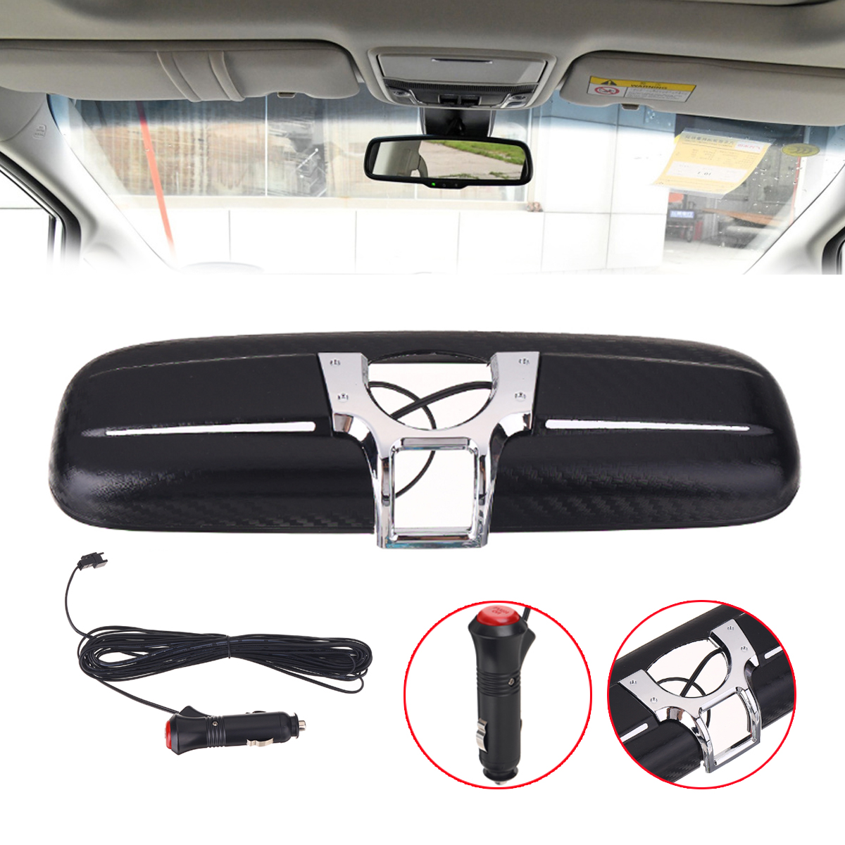 Carbon-Fiber-Look-Car-Interior-Rearview-Mirror-Cover-With-Red-Light-For-HONDA-CIVIC-CRV-ODYSSEY-1789657