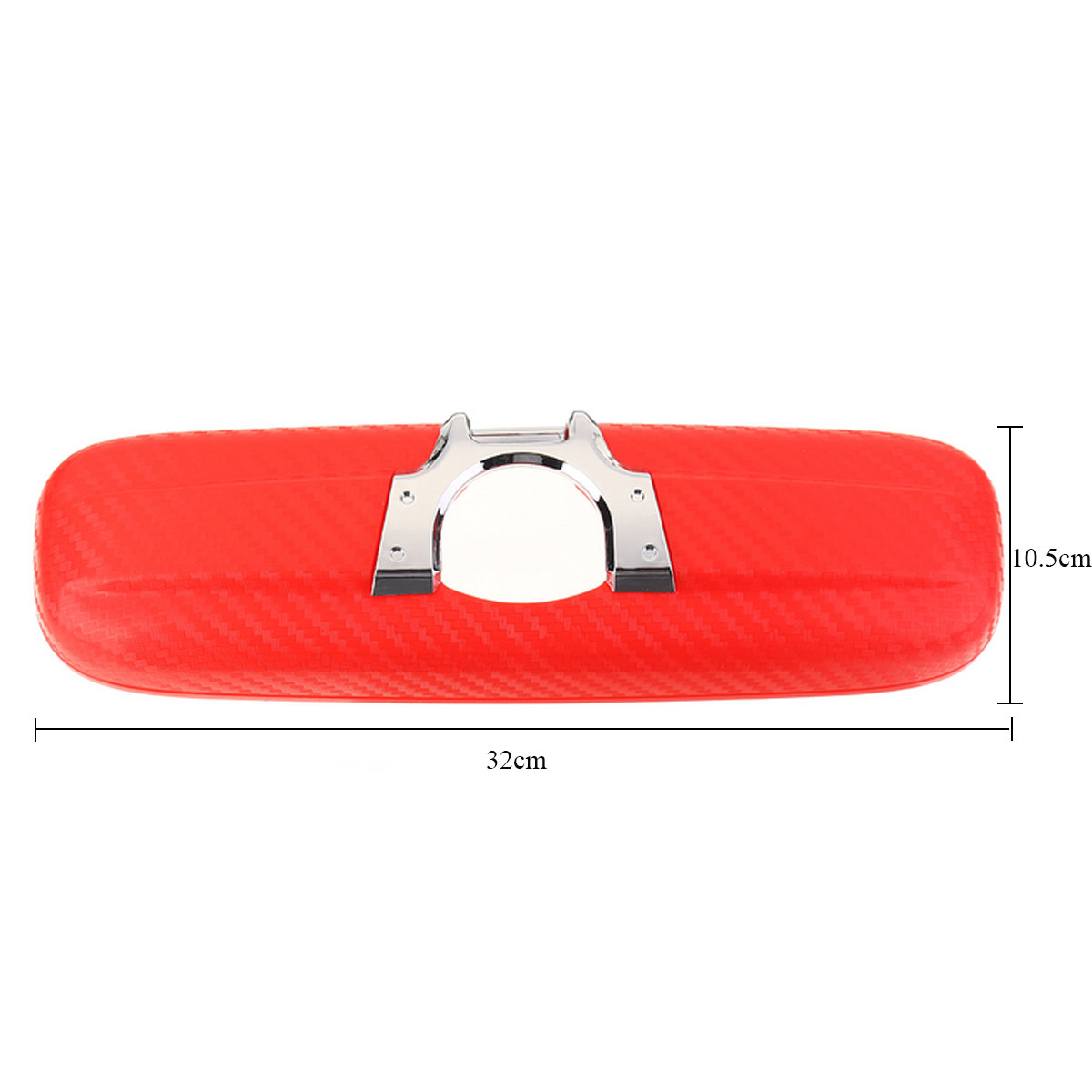 Carbon-Fiber-Look-Interior-Rearview-Mirror-Cover-Red-For-HONDA-CIVIC-CRV-1789527