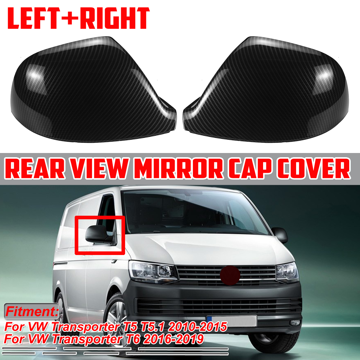 Carbon-Look-Rear-View-Mirror-Cap-For-Volkswagen-Transporter-T5-T51-T6-1772155
