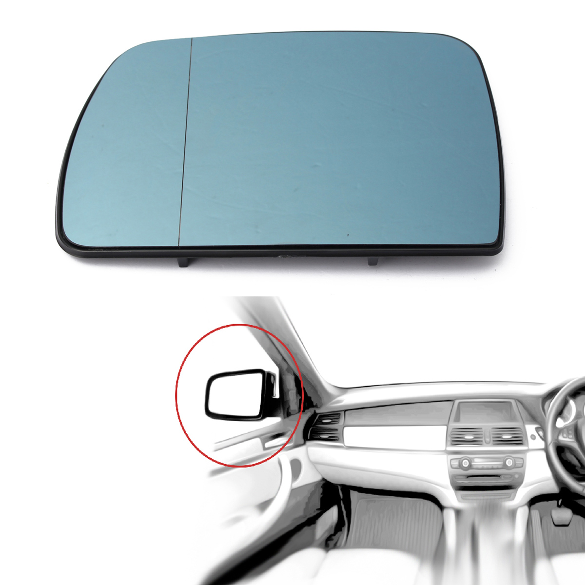 Left-Side-Car-Door-Wing-Heated-Mirror-Glass-Blue-Tinted-for-BMW-X5-E53-1999-2006-1376601